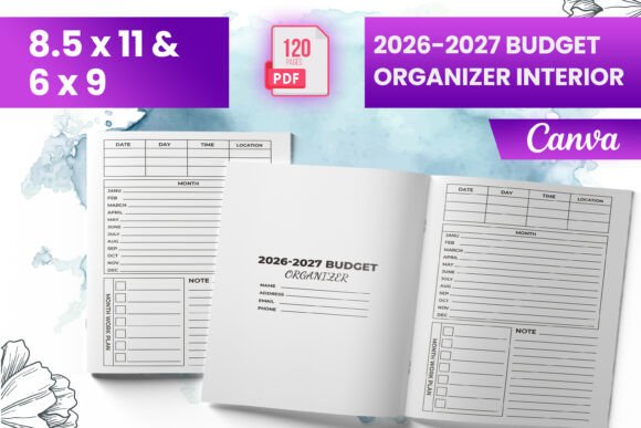 2026-2027 Budget Organizer Interior for Amazon KDP: A Practical Tool for Creators and Entrepreneurs