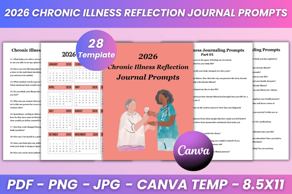 2026 Chronic Illness Reflection Journal: A Tool for Mindful Living