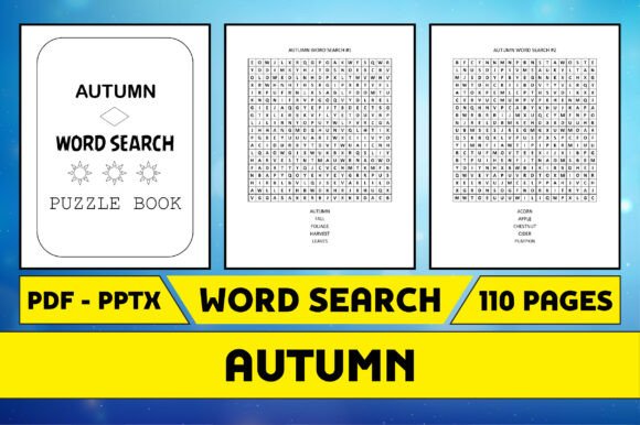 Autumn Word Search Puzzle Game Interior