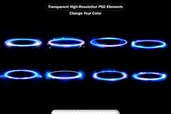 Circle Light Effect Background: Swirl and Bring Your Designs to Life