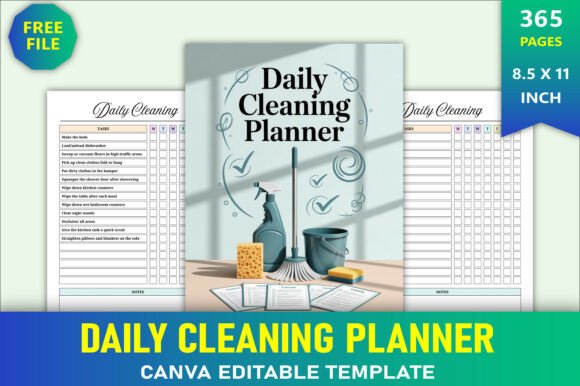 Editable Daily Cleaning Planner: Your Ultimate Tool for Organized Living