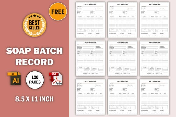 Free Soap Batch Record KDP Interior – A Must-Have for Your Low-Content Book Business