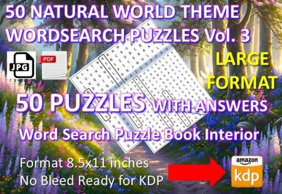 Ignite Your Creativity With 50 Natural World Themed Word Searches