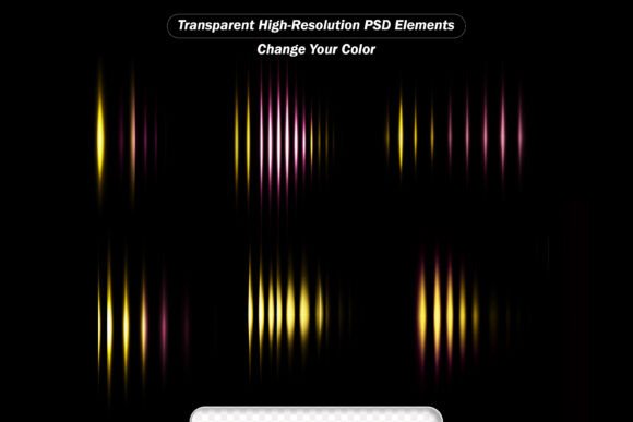 Orange Wave Transparent Background: Elevate Your Design with Dynamic Light Effects